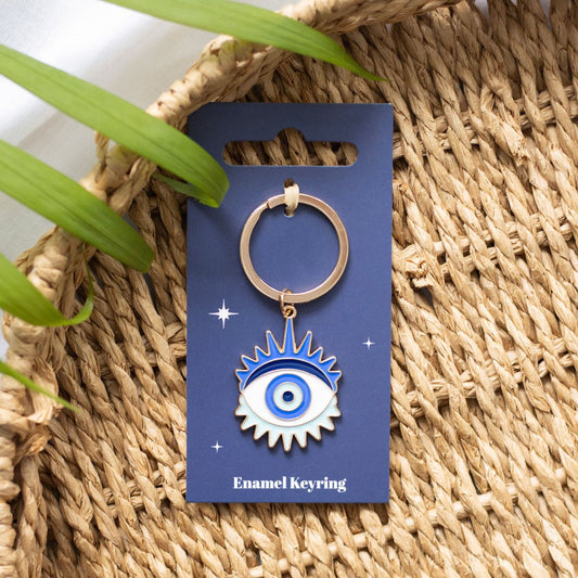 ALL SEEING EYE METAL KEYRING Keyrings from Eleanoras