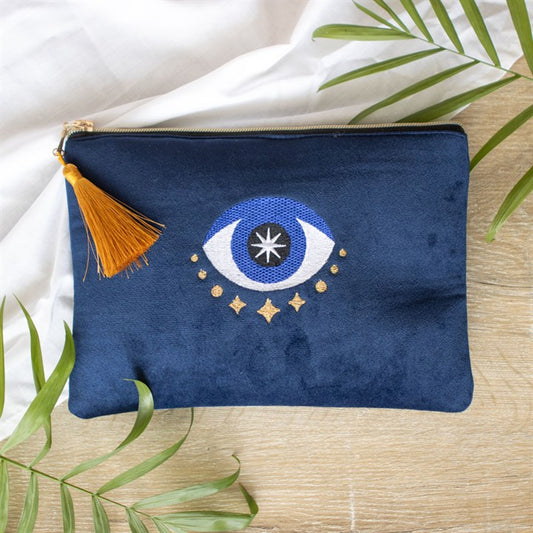 Eleanoras ALL SEEING EYE VELVET MAKE UP BAG Make Up / Wash Bags