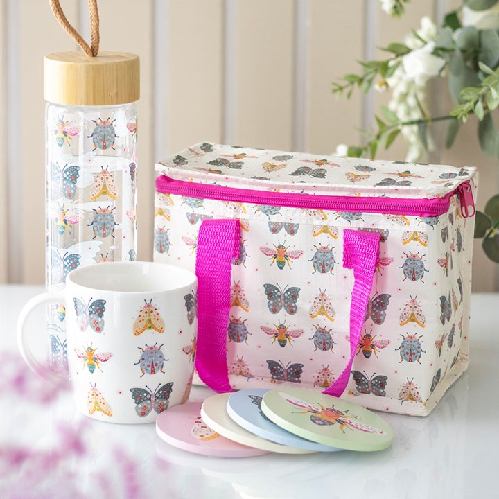 Eleanoras Floral Bug Print Lunch Bag 