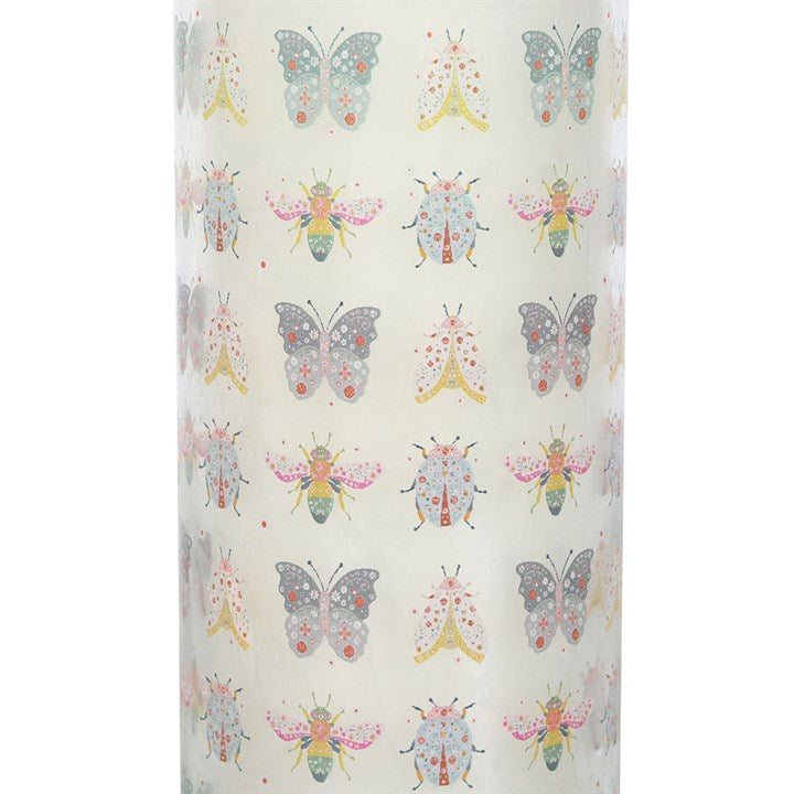 Eleanoras Floral Bug Garden Rose Tube Candle Candles