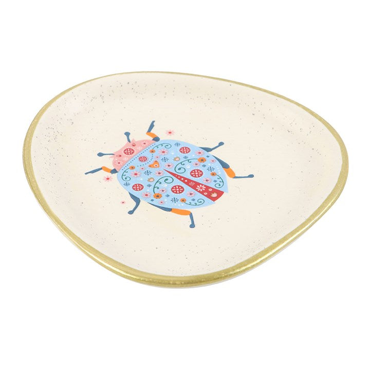 Eleanoras Floral Ladybird Trinket Dish Trinket Dishes