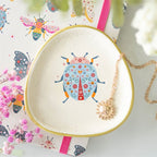 Eleanoras Floral Ladybird Trinket Dish Trinket Dishes