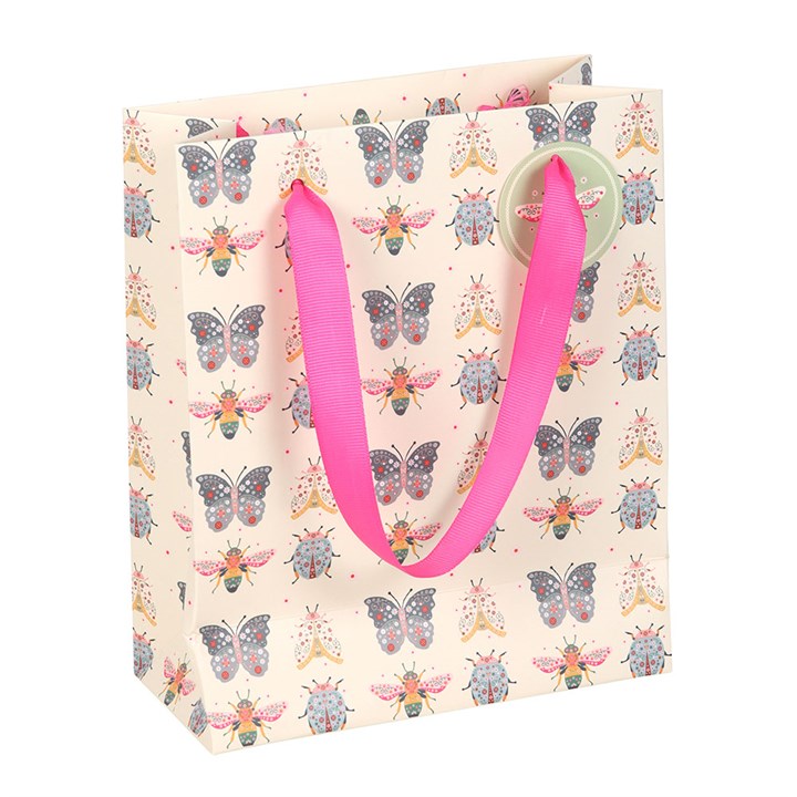 Eleanoras Floral Bug Print Medium Gift Bag Gift Bags