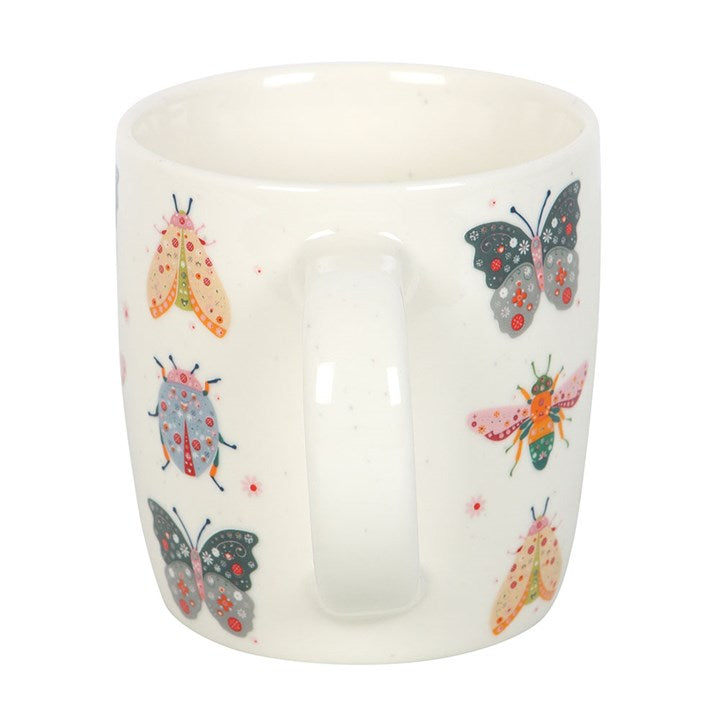 Eleanoras Floral Bug Print Mug 