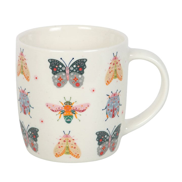 Eleanoras Floral Bug Print Mug 