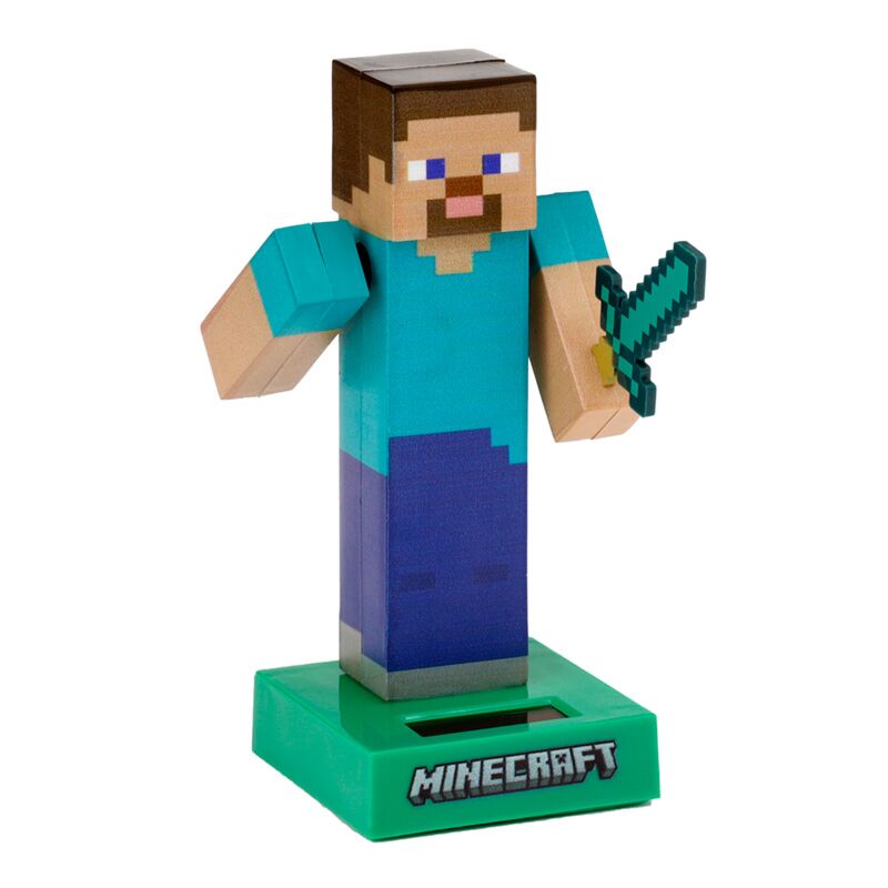 Eleanoras Minecraft Steve Collectable Licensed Solar Powered Pal Solar Pals