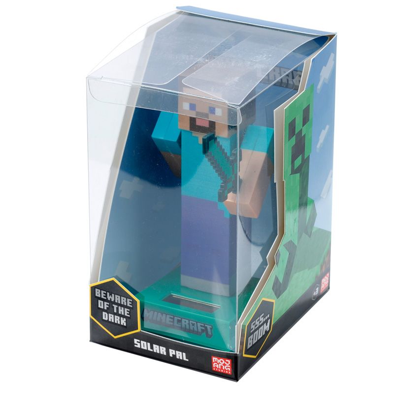 Eleanoras Minecraft Steve Collectable Licensed Solar Powered Pal Solar Pals