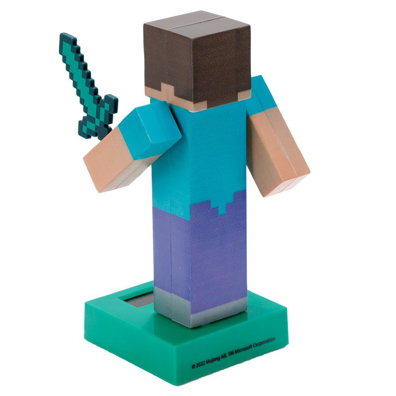 Eleanoras Minecraft Steve Collectable Licensed Solar Powered Pal Solar Pals