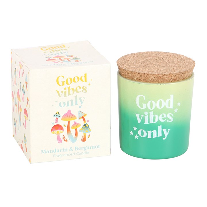 Eleanoras Good Vibes Only Mandarin & Begamot Candle Candles