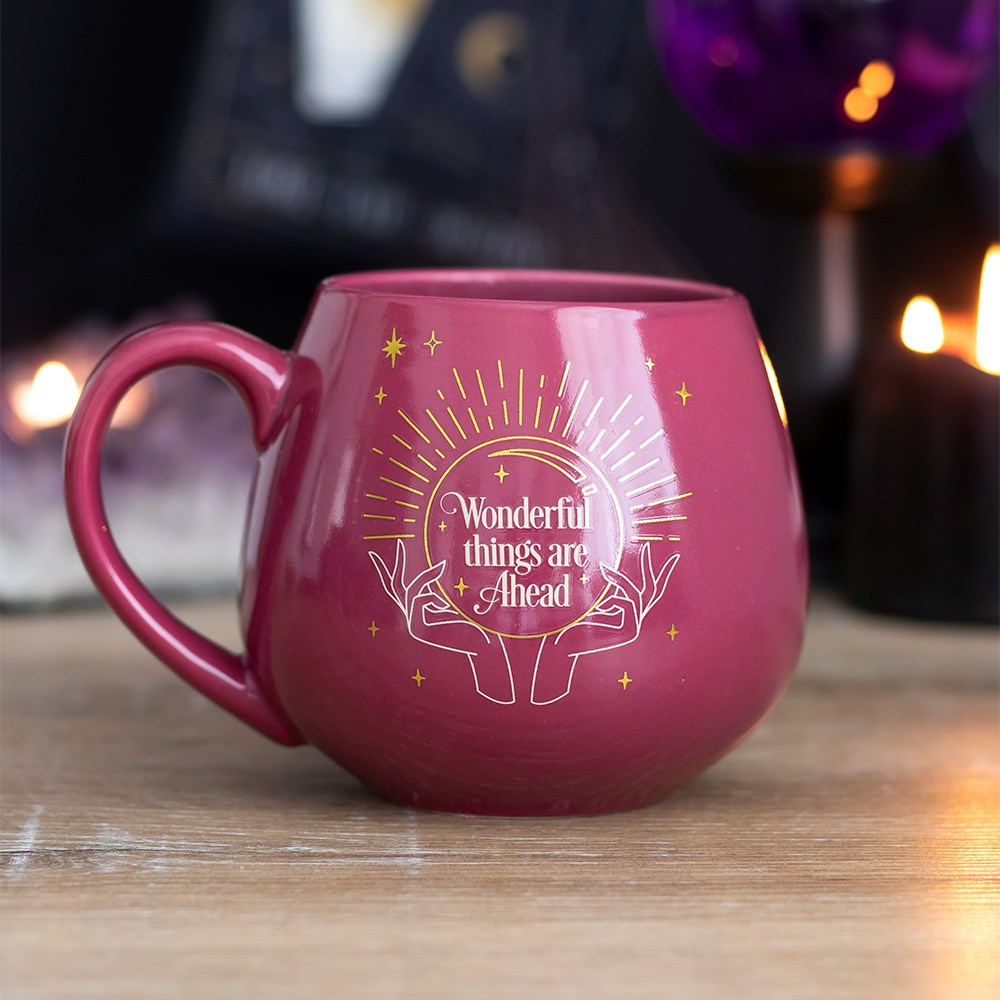 Eleanoras MYSTICAL PINK FORTUNE TELLER COLOUR CHANGING MUG 