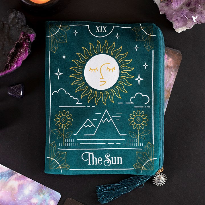 Eleanoras The Sun Tarot Card Zippered Bag Bags & Purses