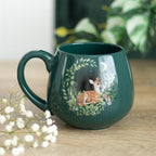 Eleanoras Green Fawn Rounded Mug 