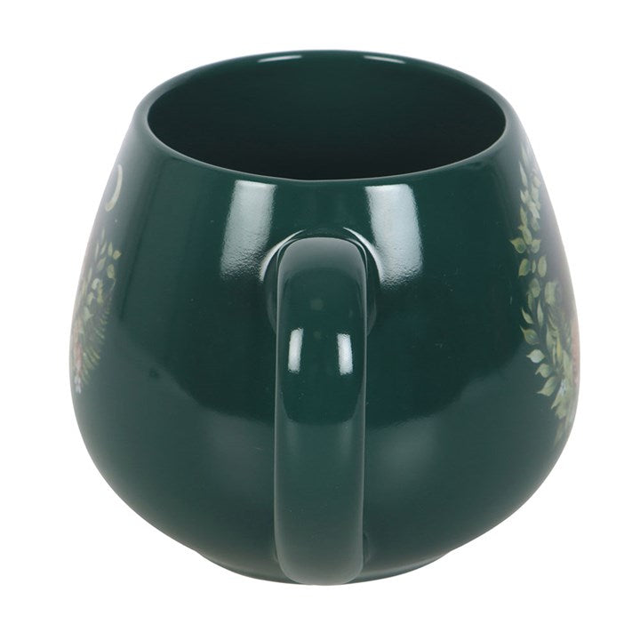 Eleanoras Green Fawn Rounded Mug 