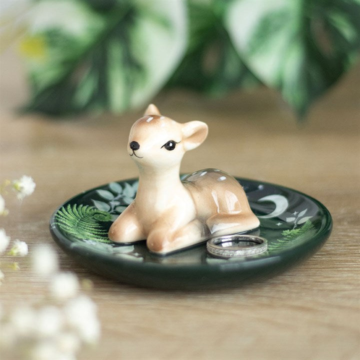 Eleanoras Green Fawn Trinket Dish Jewellery Storage