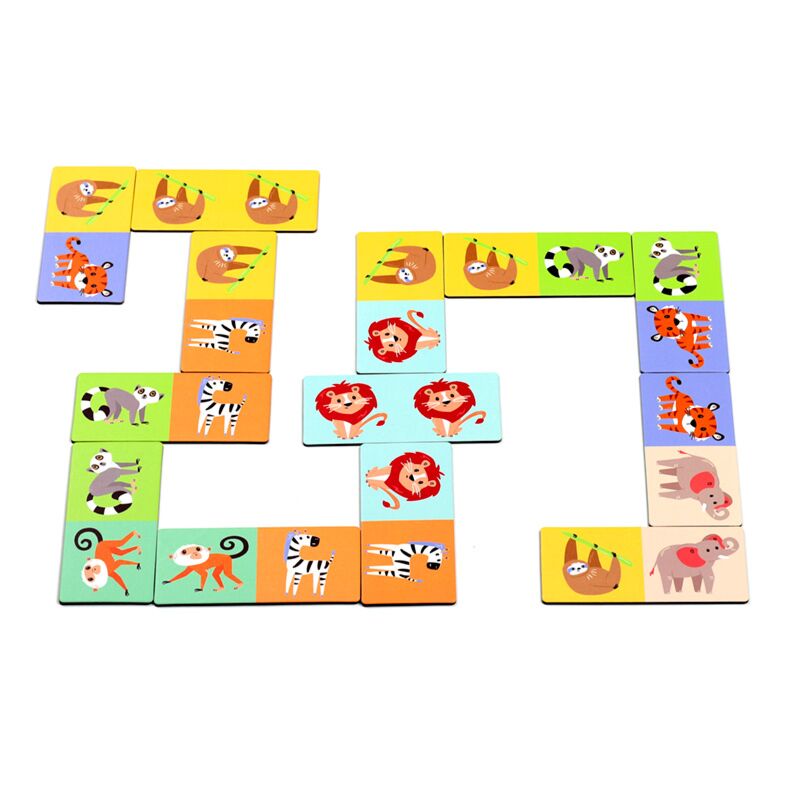 Eleanoras Zooniverse Kids Dominoes Set Toys