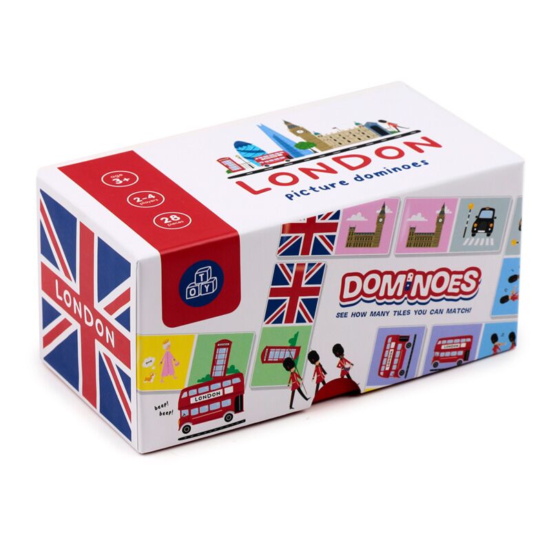 Eleanoras London Souvenir Kids Dominoes Set Toys