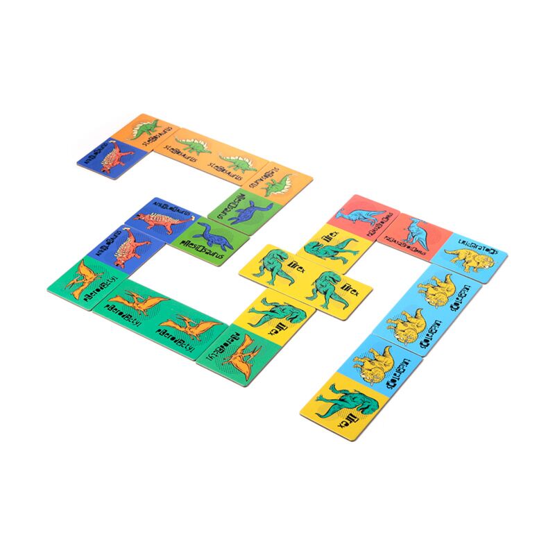 Eleanoras Dinosauria Kids Dominoes Set Toys