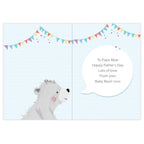Eleanoras Personalised 1st Father's Day Daddy Bear Card Greetings Cards