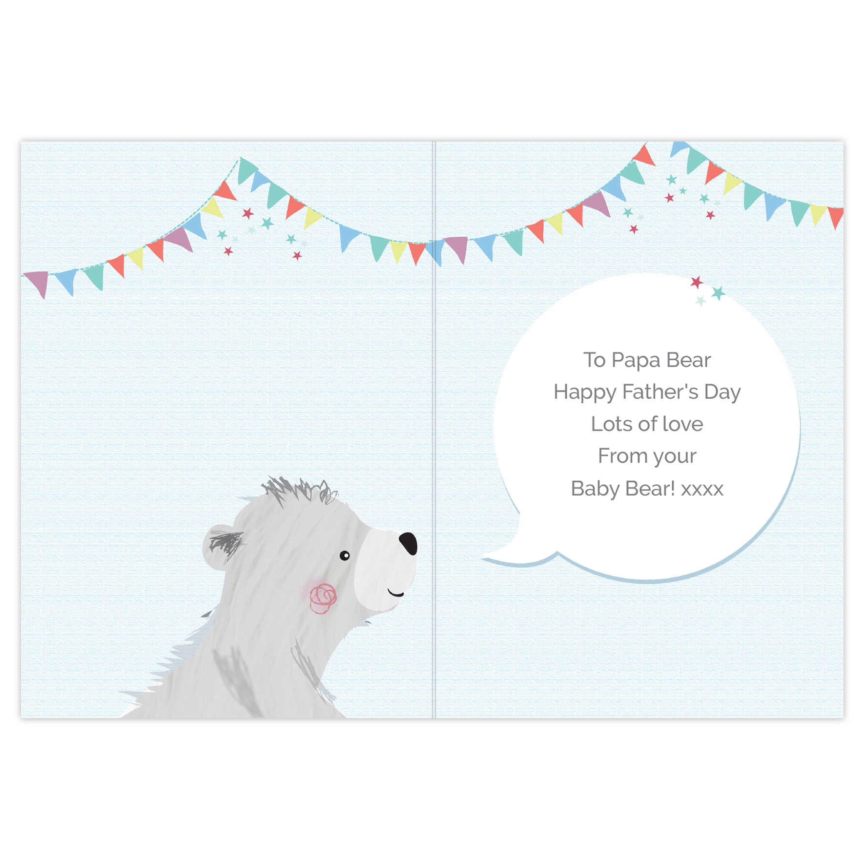 Eleanoras Personalised 1st Father's Day Daddy Bear Card Greetings Cards