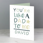 Eleanoras Personalised 'You're Like a Dad to Me' Card Greetings Cards