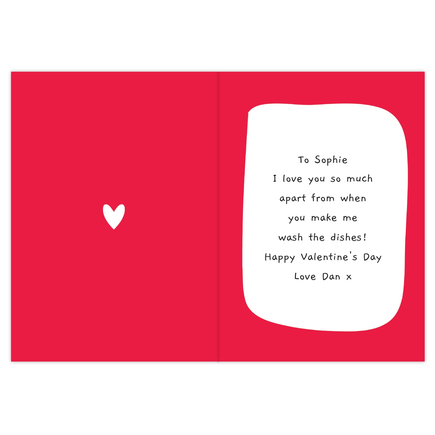 Eleanoras Love You - Most Of The Time Card Personalised Card 