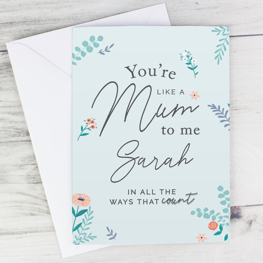 Eleanoras You're Like A Mum To Me Card Greetings Cards