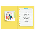 Eleanoras Personalised Shape Little Minds Greeting Card Greetings Cards