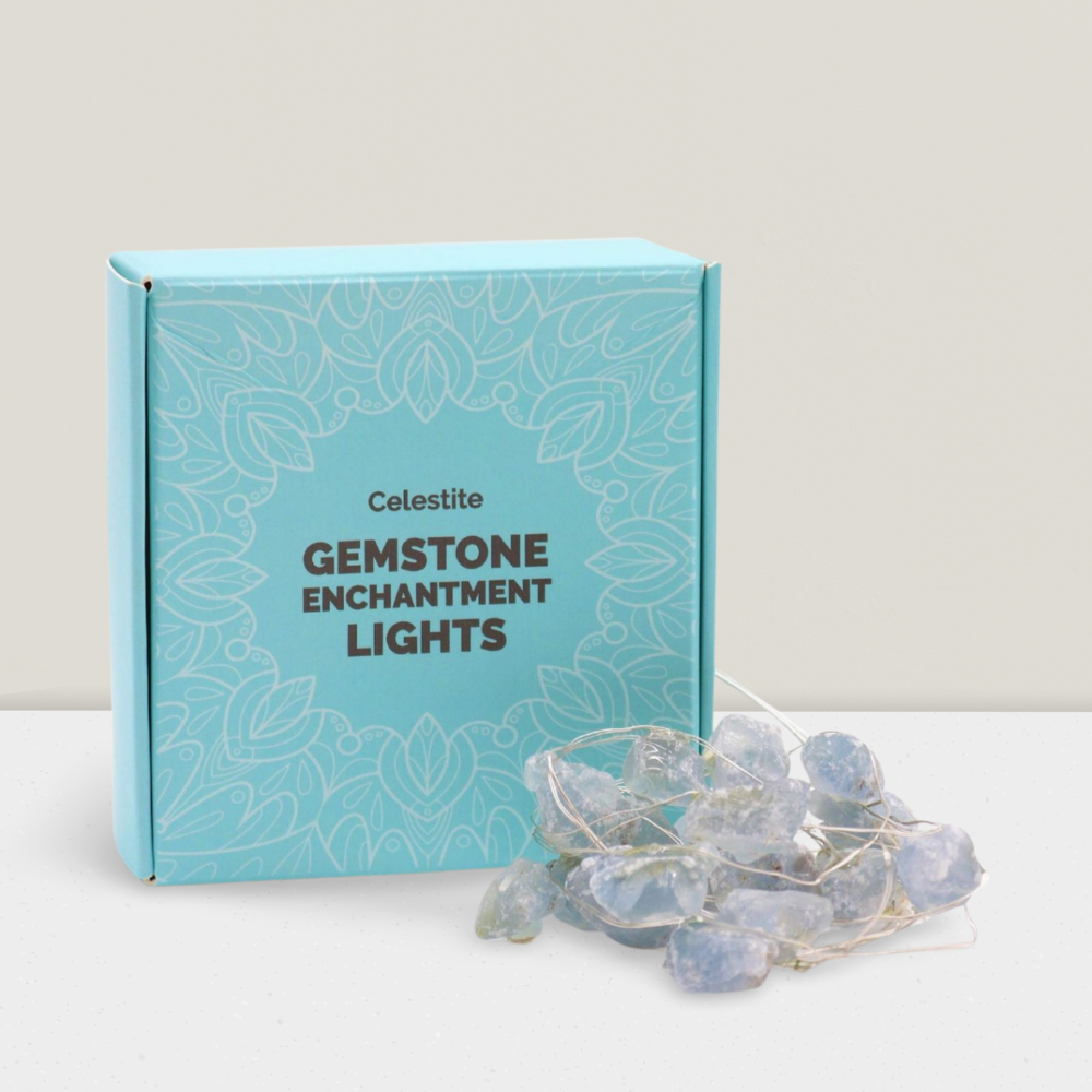 Celestite Gemstone Enchantment Lights
