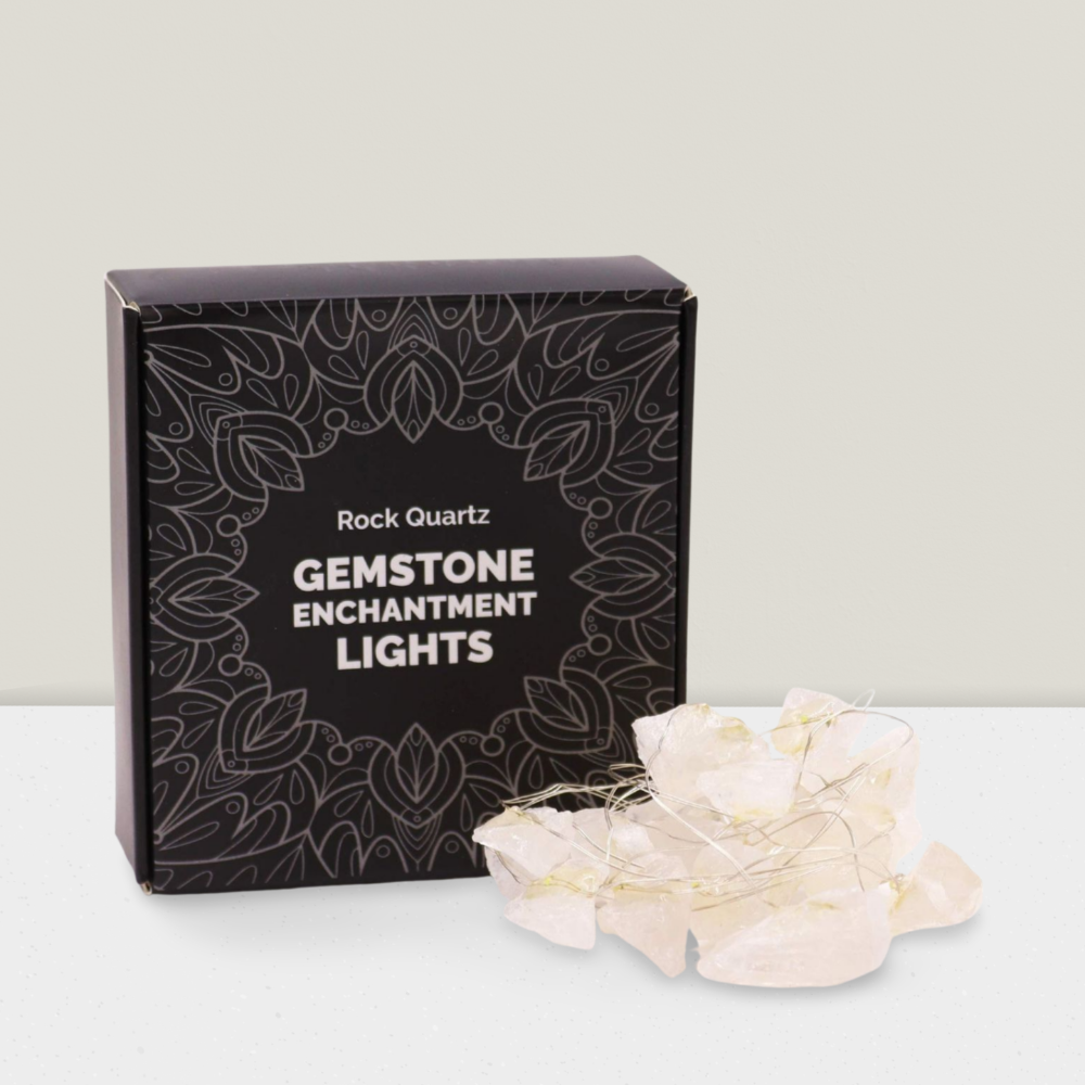 Rock Quartz Gemstone Enchantment Lights