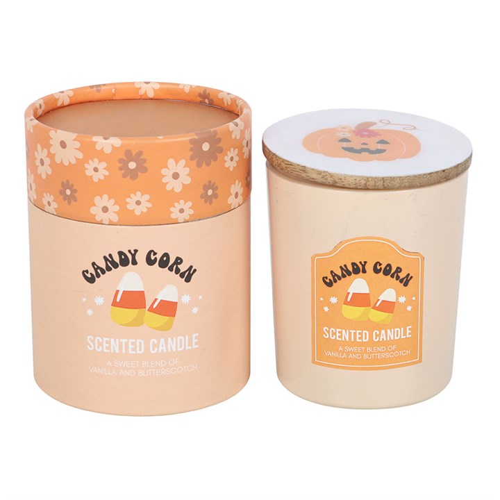 Eleanoras Candy Corn Vanilla and Butterscotch Candle Candles