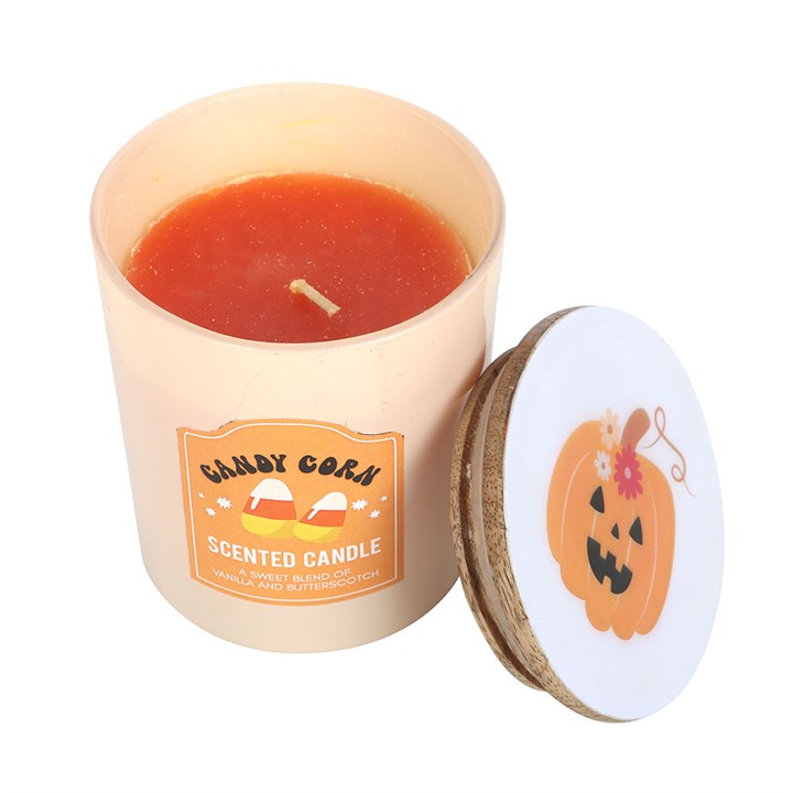 Eleanoras Candy Corn Vanilla and Butterscotch Candle Candles