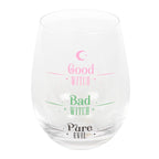 Good Witch, Bad Witch Stemless Glass