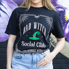 Eleanoras Green Bad Witch Social Club Unisex T-shirt Size S T-Shirts