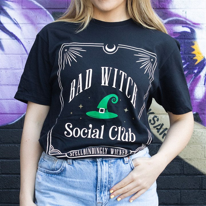 Eleanoras Green Bad Witch Social Club Unisex T-shirt Size XXL T-Shirts
