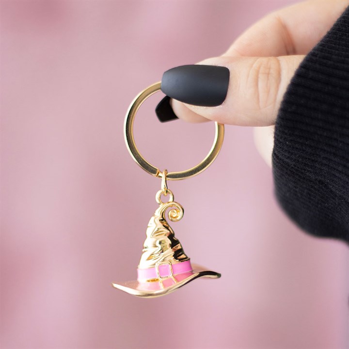 Good Witch Alloy Witch Hat Keyring