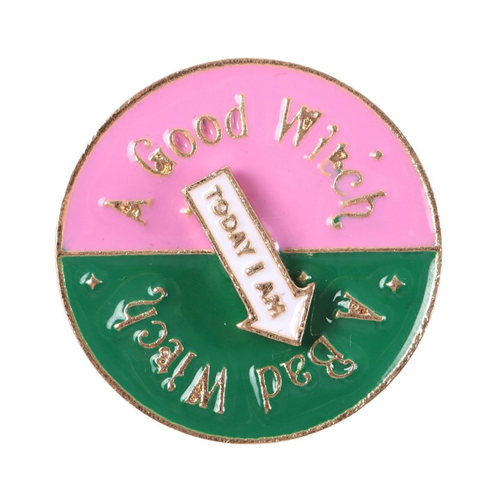 Which Witch Are You Spinning Pin Badge
