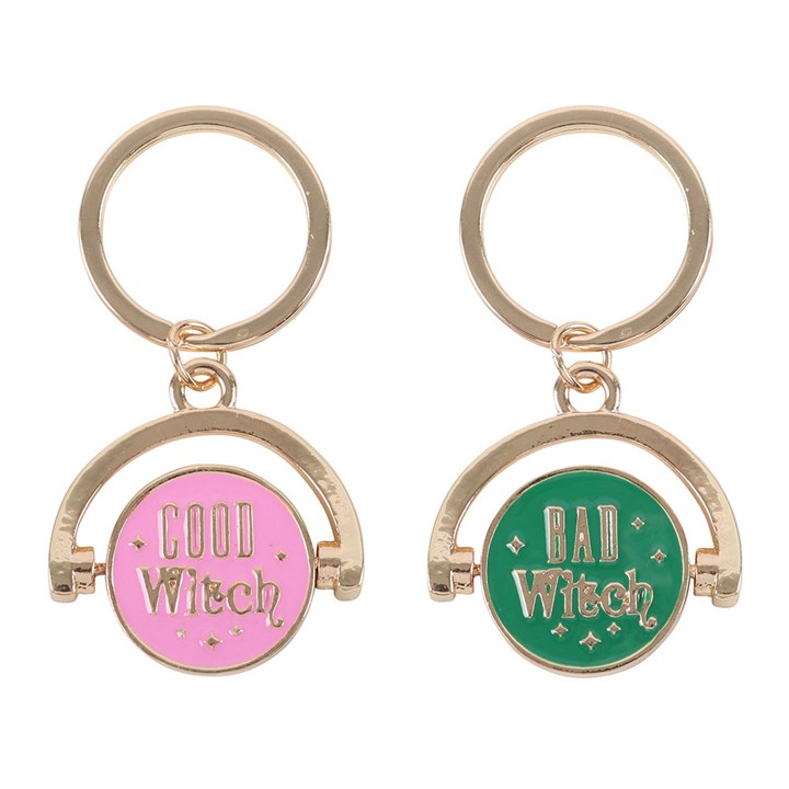 Eleanoras Which Witch Are You Spinning Keyring Keyrings