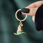 Eleanoras Bad Witch Alloy Witch Hat Keyring Keyrings