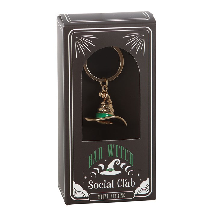 Eleanoras Bad Witch Alloy Witch Hat Keyring Keyrings