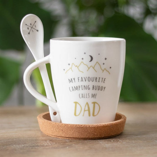 DAD CAMPING BUDDY MUG & SPOON