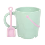 Pastel Bucket Mug with Spade Spoon