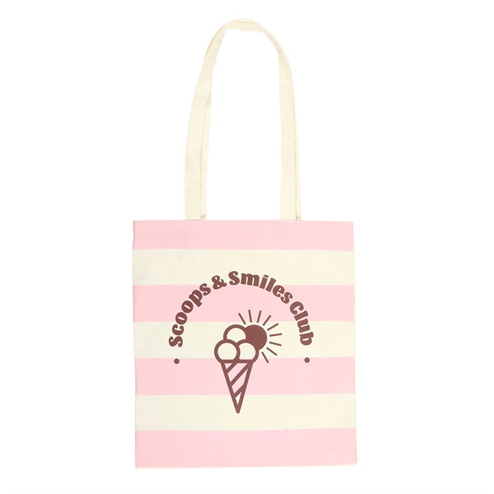 Pink Scoops & Smiles Club  Tote Bag