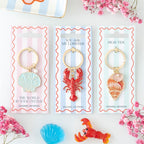 High Tide Shell Keyring