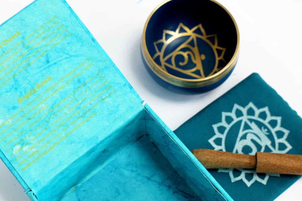 Eleanoras Throat Chakra Singing Bowl 