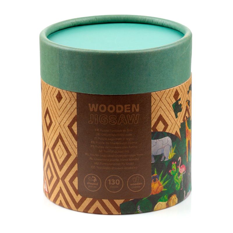 Eleanoras Animal Kingdom 130pc Shaped Jigsaw Puzzle Jigsaws