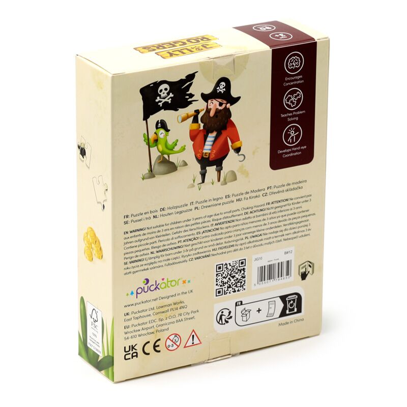 Eleanoras Jolly Roger Pirates 90pc Kids Jigsaw Puzzle Jigsaws