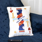 Eleanoras King Of The Sofa Playing Card Cushion Cushions & Covers