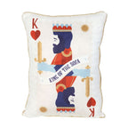 Eleanoras King Of The Sofa Playing Card Cushion Cushions & Covers