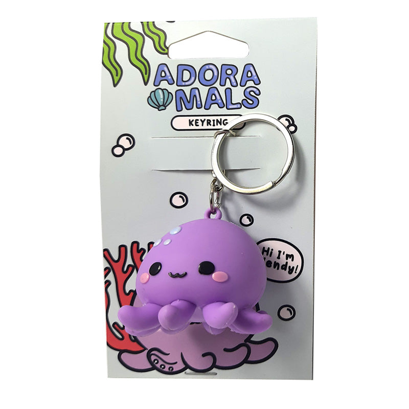 Eleanoras WENDY THE OCTOPUS 3D KEYRING Keyrings