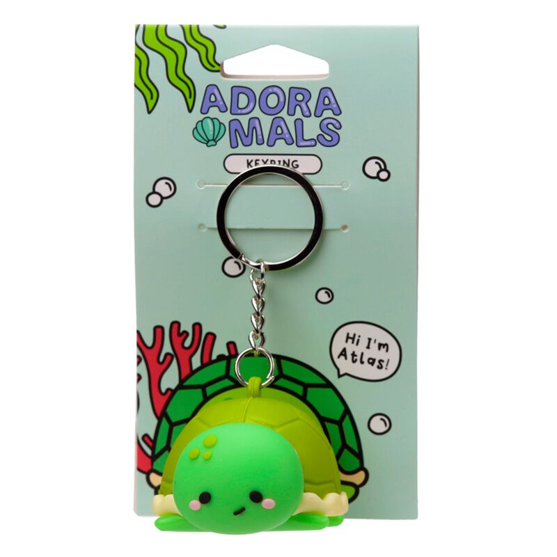 Eleanoras Atlas the Turtle Adoramals 3D PVC Keyring Keyrings